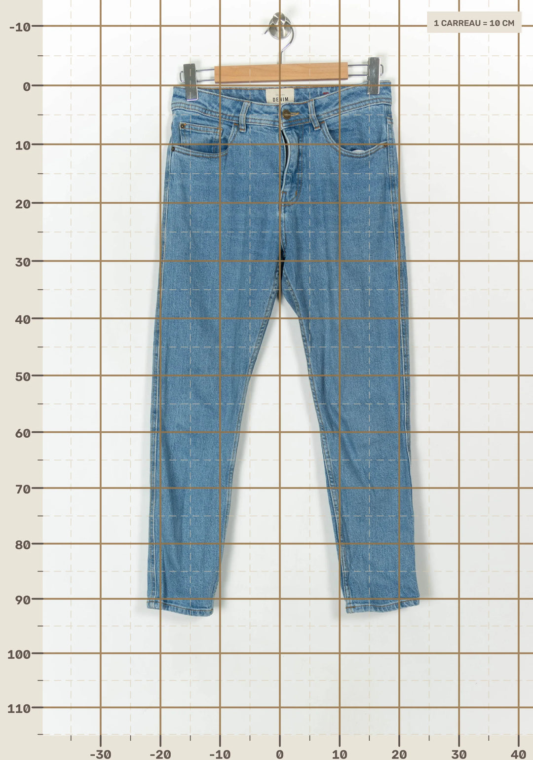 Jean Bleu - Taille M/38 de la marque Sézane | PARAD121785 - Vendu par Paradigme - Image 4