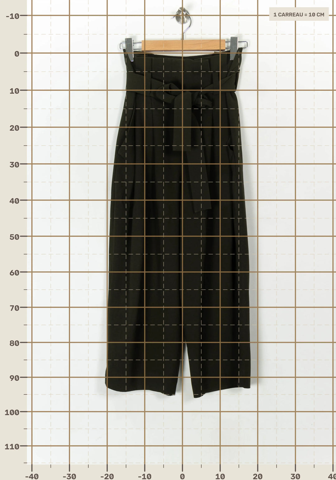 Pantalon Large Vert - Taille S/36 de la marque COS | PARAD121786 - Vendu par Paradigme - Image 4