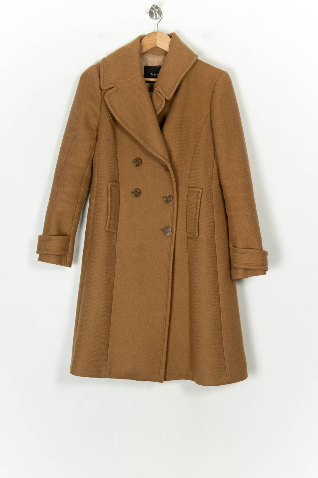 Manteau Marron - Taille M/38 de la marque Tara Jarmon | PARAD121787 - Vendu par Paradigme - Image 2