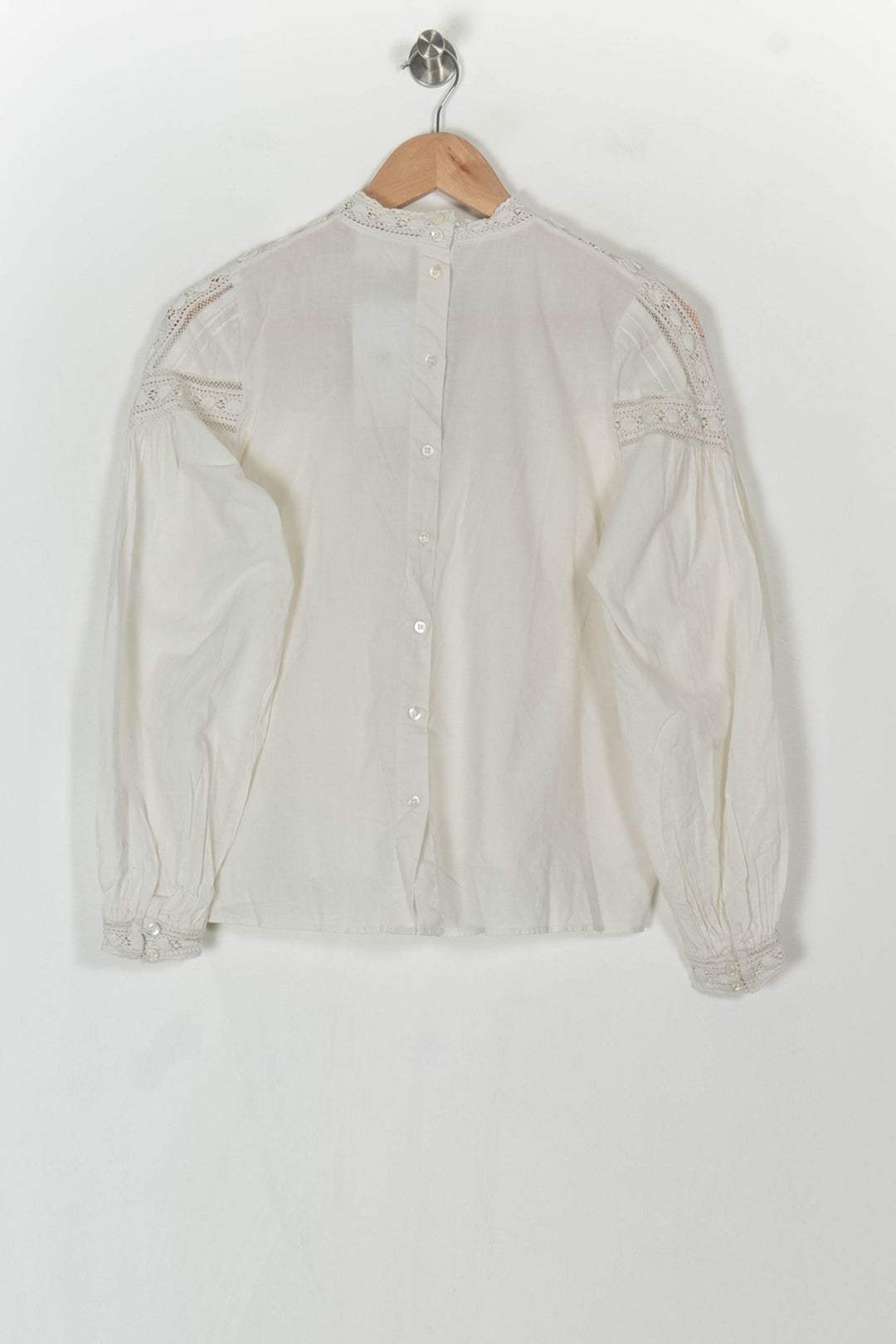 Blouse Blanche - Taille S/36 de la marque Sézane | PARAD121789 - Vendu par Paradigme - Image 5