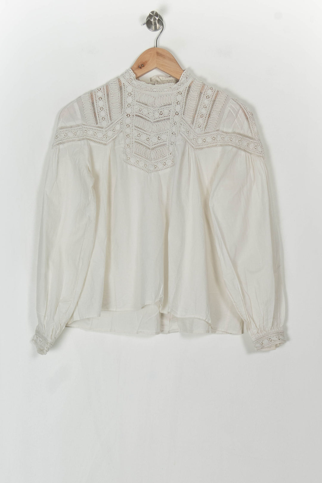 Blouse Blanche - Taille S/36 de la marque Sézane | PARAD121789 - Vendu par Paradigme - Image 2