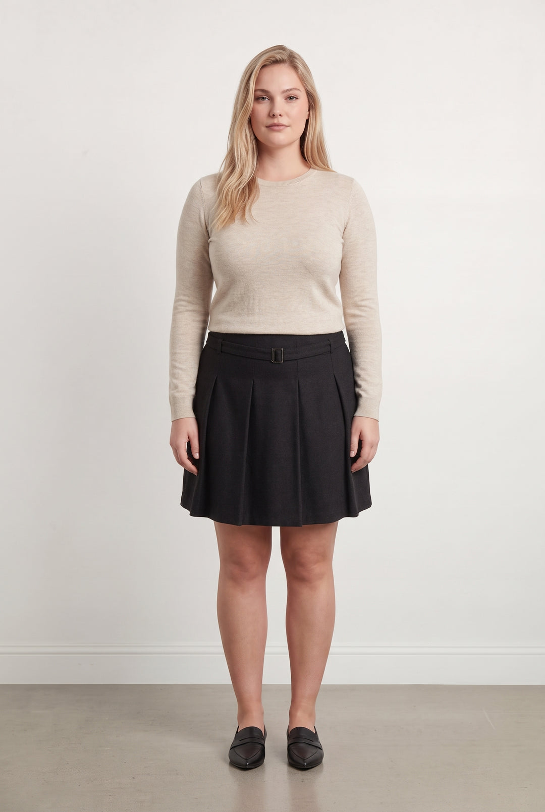 Jupe Droite Grise - Taille XXL/44 de la marque Marina Rinaldi | PARAD121791 - Vendu par Paradigme - Image 1