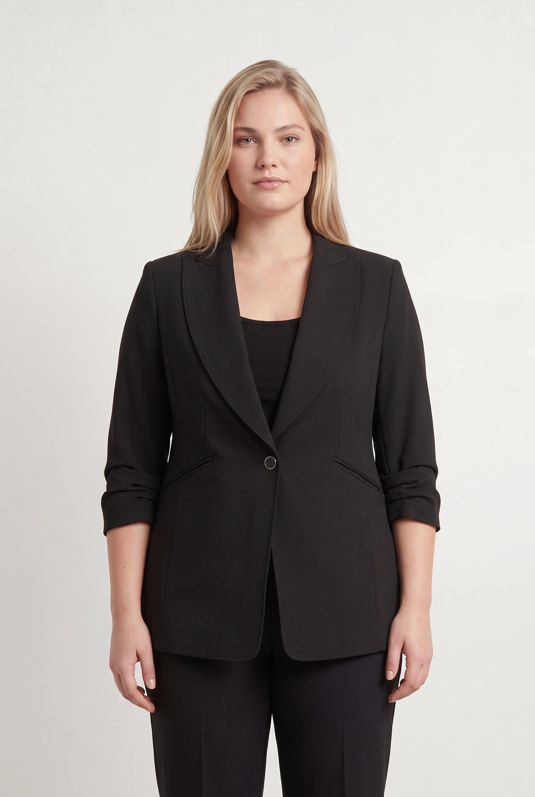 Blazer Noir - Taille XXL/44 de la marque Marina Rinaldi | PARAD121793 - Vendu par Paradigme - Image 1