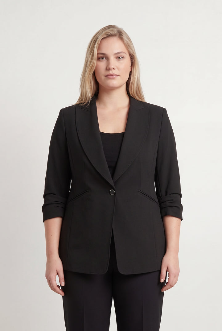 Blazer Noir - Taille XXL/44 de la marque Marina Rinaldi | PARAD121793 - Vendu par Paradigme - Image 1