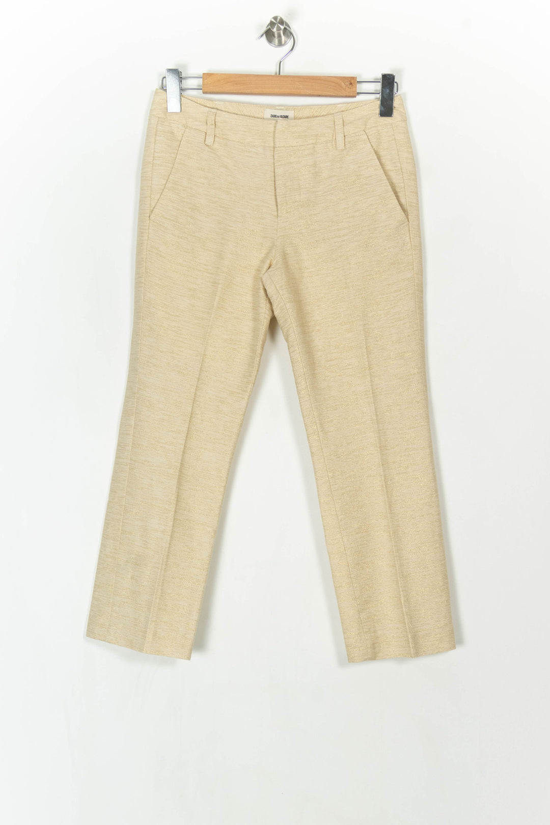Pantalon Or - Taille XS/34 de la marque Zadig&amp;Voltaire | PARAD121797 - Vendu par Paradigme - Image 2