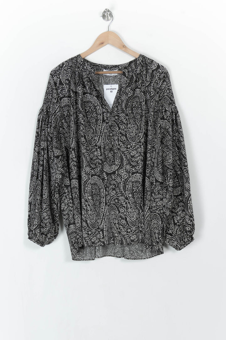 Blouse Noire et Blanche - Taille XL/42 de la marque Weill | PARAD121800 - Vendu par Paradigme - Image 2