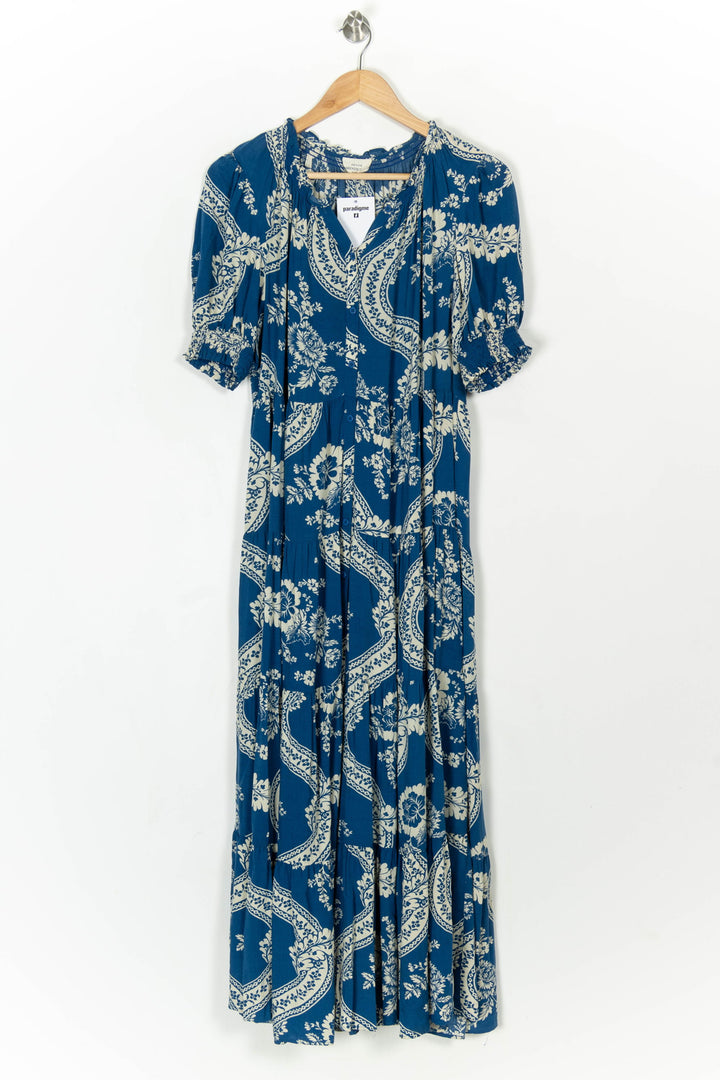 Robe Longue Bleu et Blanche - Taille XL/42 de la marque Petite Mendigote | PARAD121803 - Vendu par Paradigme - Image 2