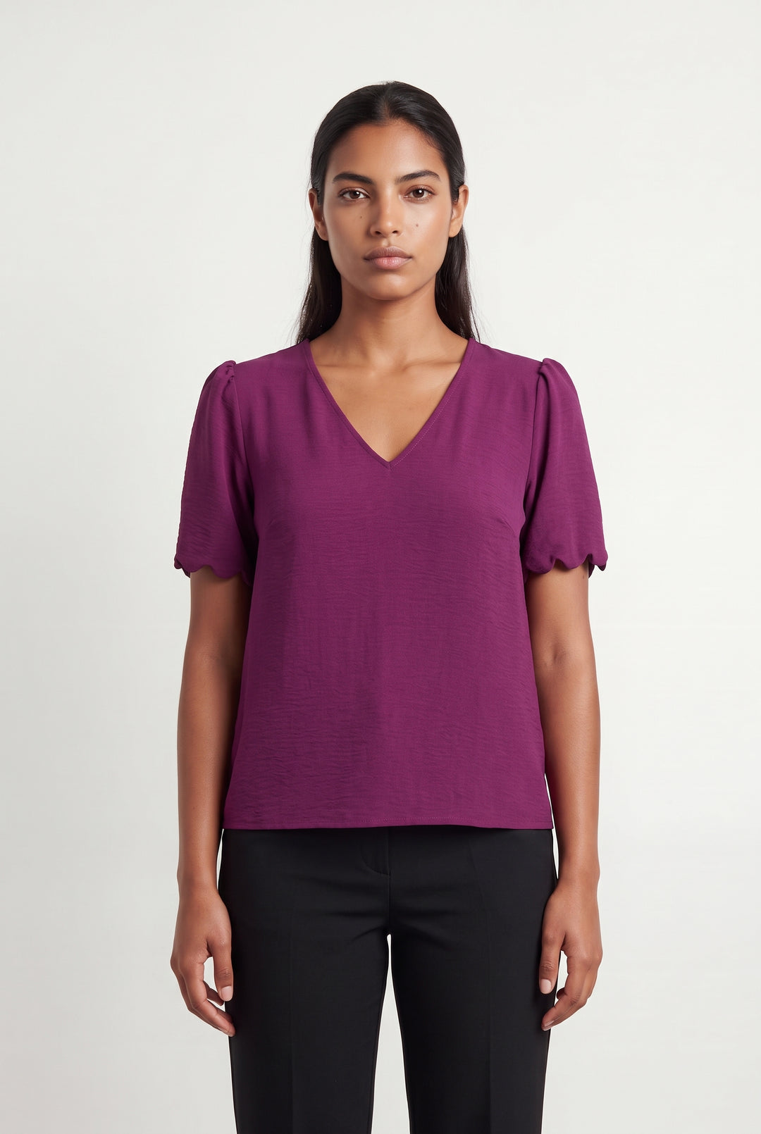 Blouse Violette - Taille L/40 de la marque Grace &amp; Mila | PARAD121805 - Vendu par Paradigme - Image 1