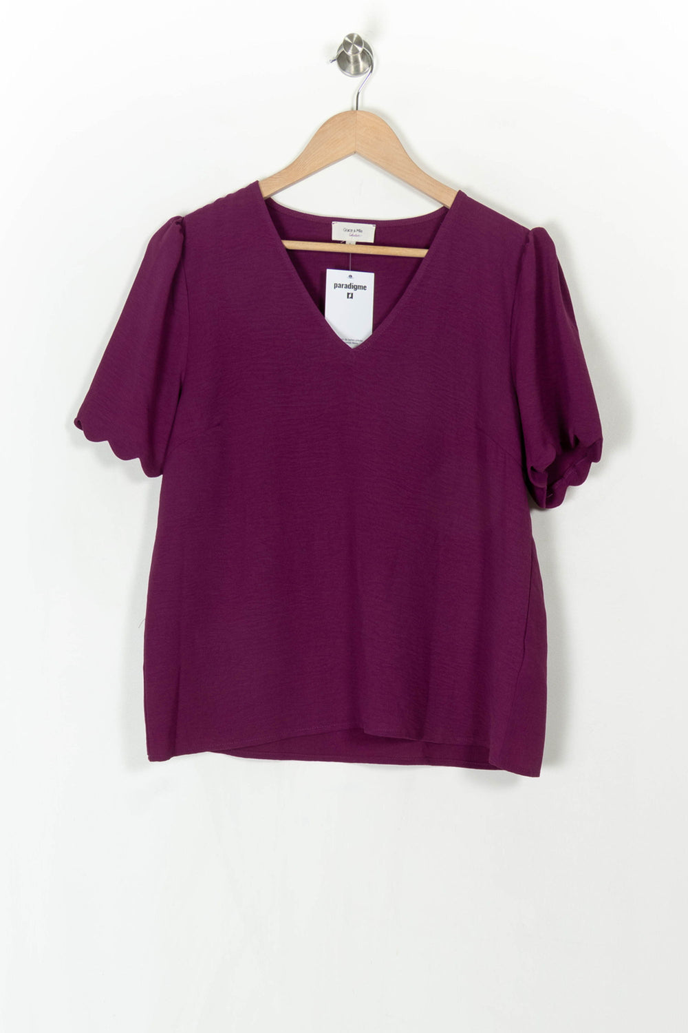 Blouse Violette - Taille L/40 de la marque Grace & Mila | PARAD121805 - Vendu par Paradigme - Image 2