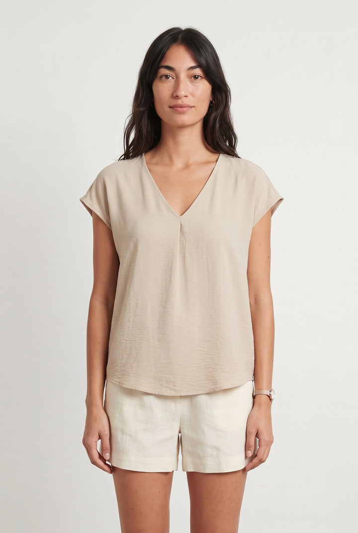 Blouse Beige - Taille T.U. de la marque Grace &amp; Mila | PARAD121806 - Vendu par Paradigme - Image 1