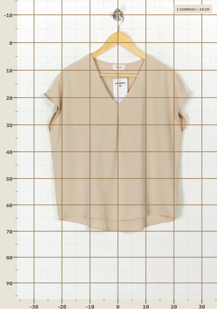 Blouse Beige - Taille T.U. de la marque Grace &amp; Mila | PARAD121806 - Vendu par Paradigme - Image 4