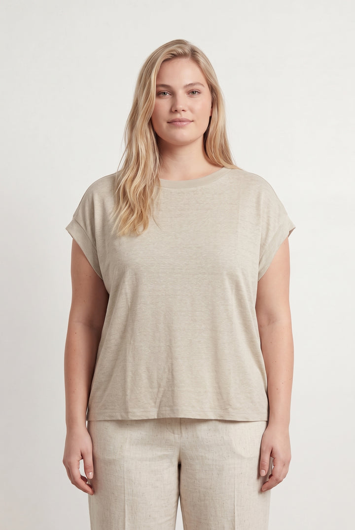 Tee-shirt Beige - Taille XL/42 de la marque Comptoir des Cotonniers | PARAD121808 - Vendu par Paradigme - Image 1