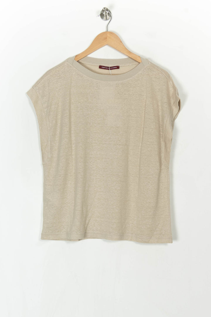 Tee-shirt Beige - Taille XL/42 de la marque Comptoir des Cotonniers | PARAD121808 - Vendu par Paradigme - Image 2
