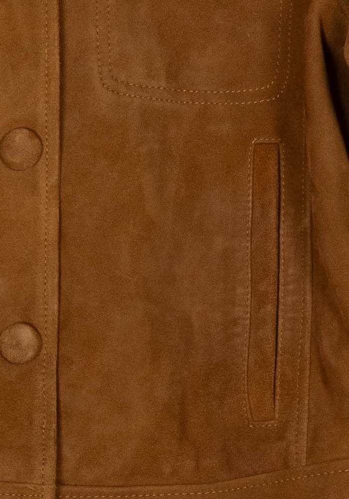 Veste Marron - Taille XS/34 de la marque La Fée Maraboutée | PARAD121809 - Vendu par Paradigme - Image 3