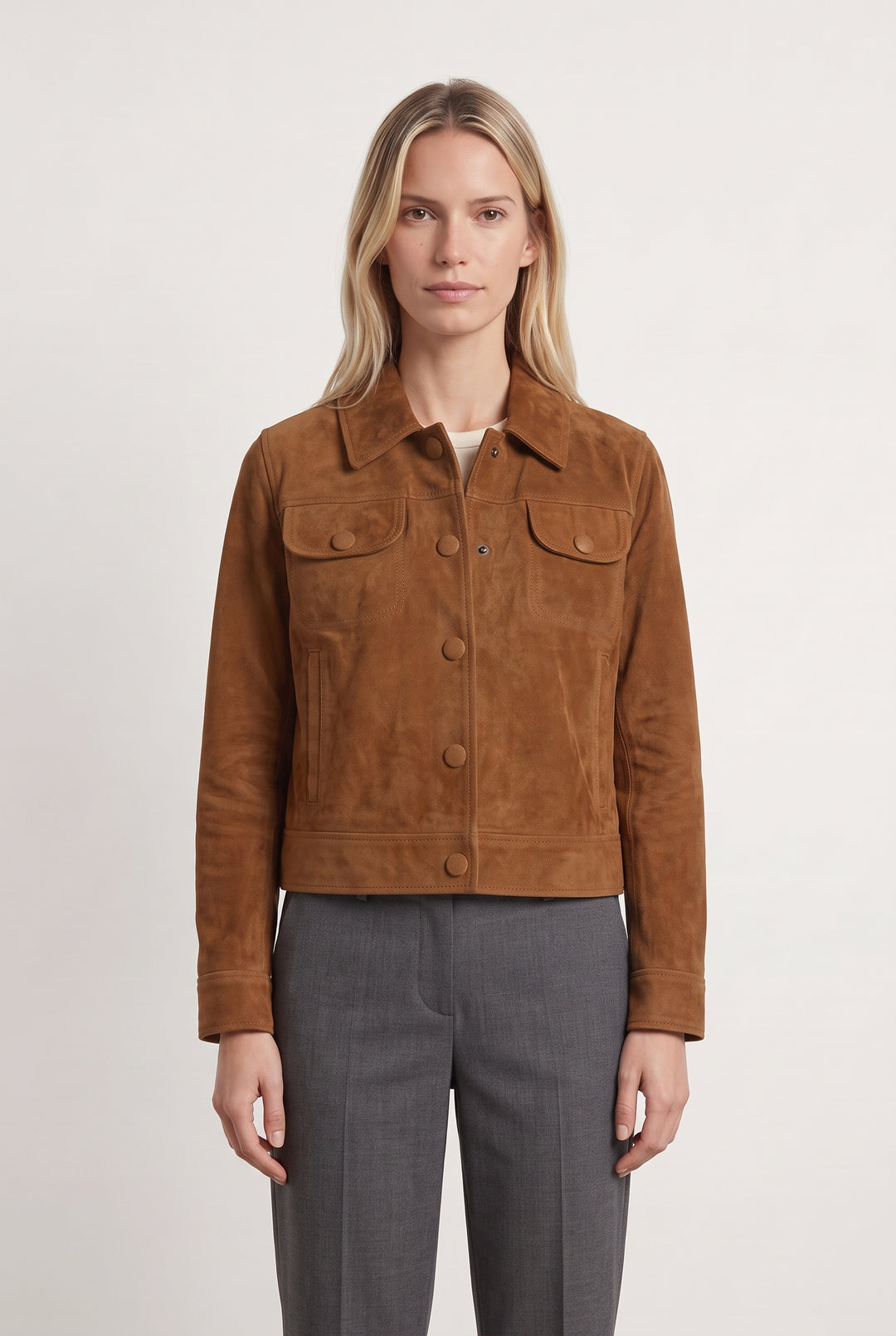 Veste Marron - Taille XS/34 de la marque La Fée Maraboutée | PARAD121809 - Vendu par Paradigme - Image 1