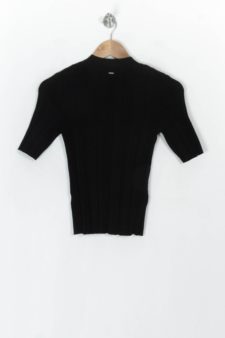 Pull Noir - Taille S/36 de la marque IKKS | PARAD121812 - Vendu par Paradigme - Image 5