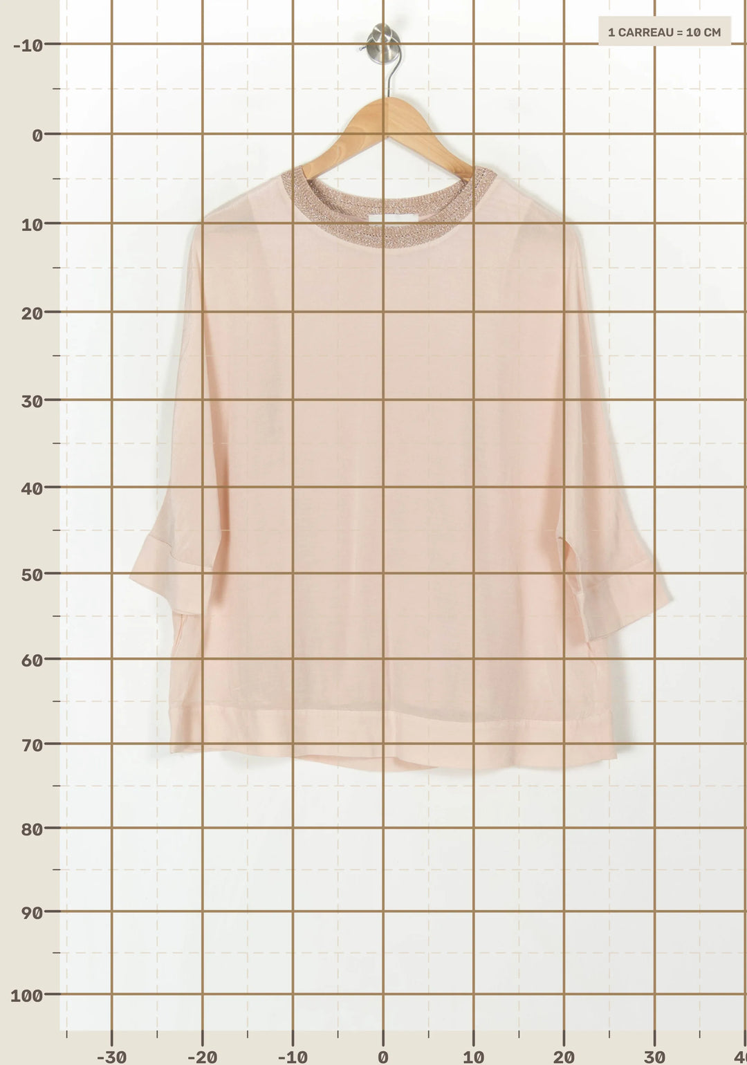 Blouse Rose - Taille S/36 de la marque Sud express | PARAD121814 - Vendu par Paradigme - Image 4