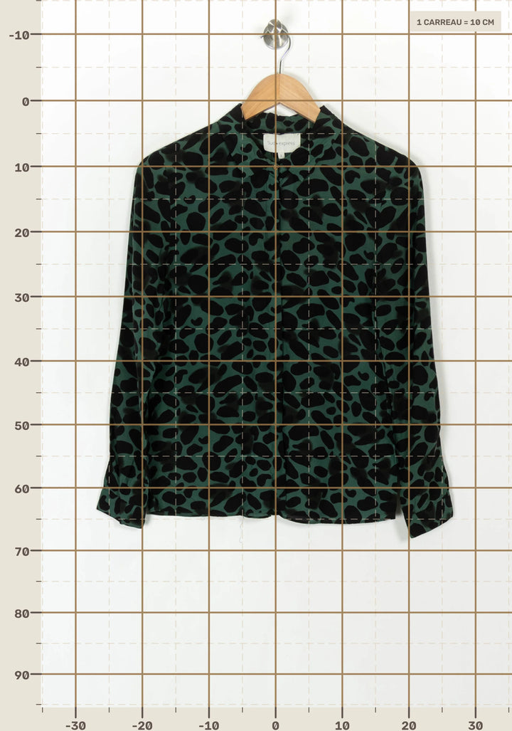Chemise Verte et Noire - Taille S/36 de la marque Sud express | PARAD121816 - Vendu par Paradigme - Image 4