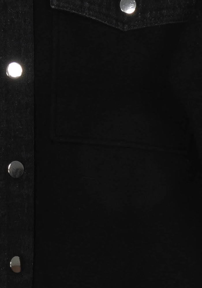 Surchemise Noire - Taille S/36 de la marque Maison 123 | PARAD121817 - Vendu par Paradigme - Image 3