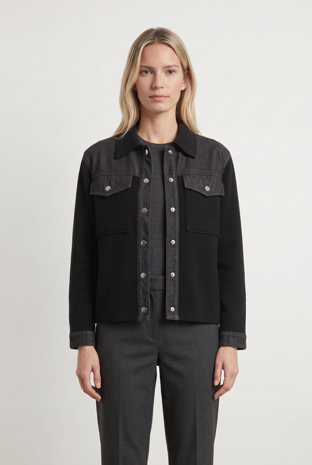Surchemise Noire - Taille S/36 de la marque Maison 123 | PARAD121817 - Vendu par Paradigme - Image 1