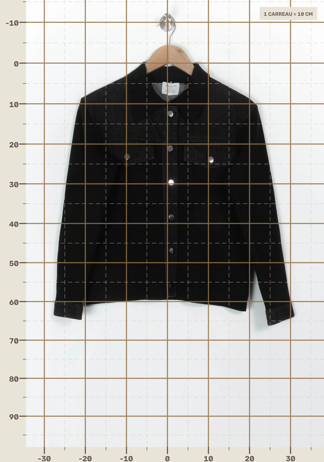 Surchemise Noire - Taille S/36 de la marque Maison 123 | PARAD121817 - Vendu par Paradigme - Image 4