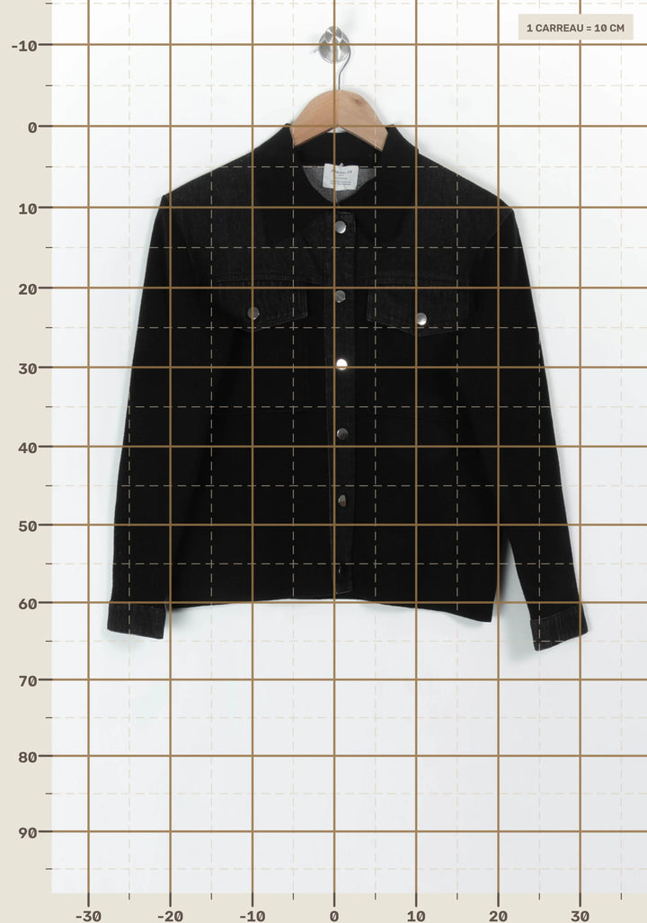 Surchemise Noire - Taille S/36 de la marque Maison 123 | PARAD121817 - Vendu par Paradigme - Image 4