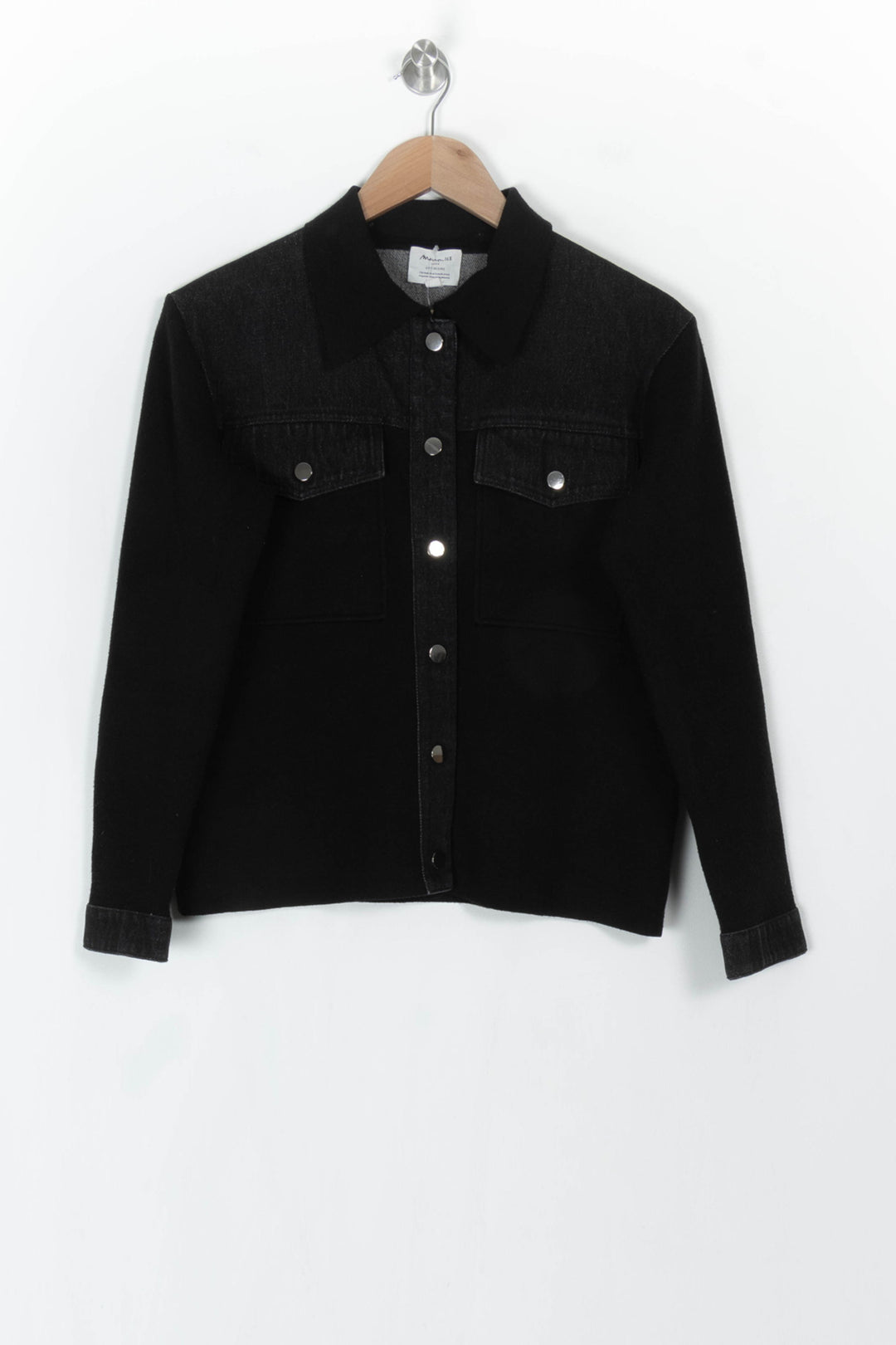 Surchemise Noire - Taille S/36 de la marque Maison 123 | PARAD121817 - Vendu par Paradigme - Image 2