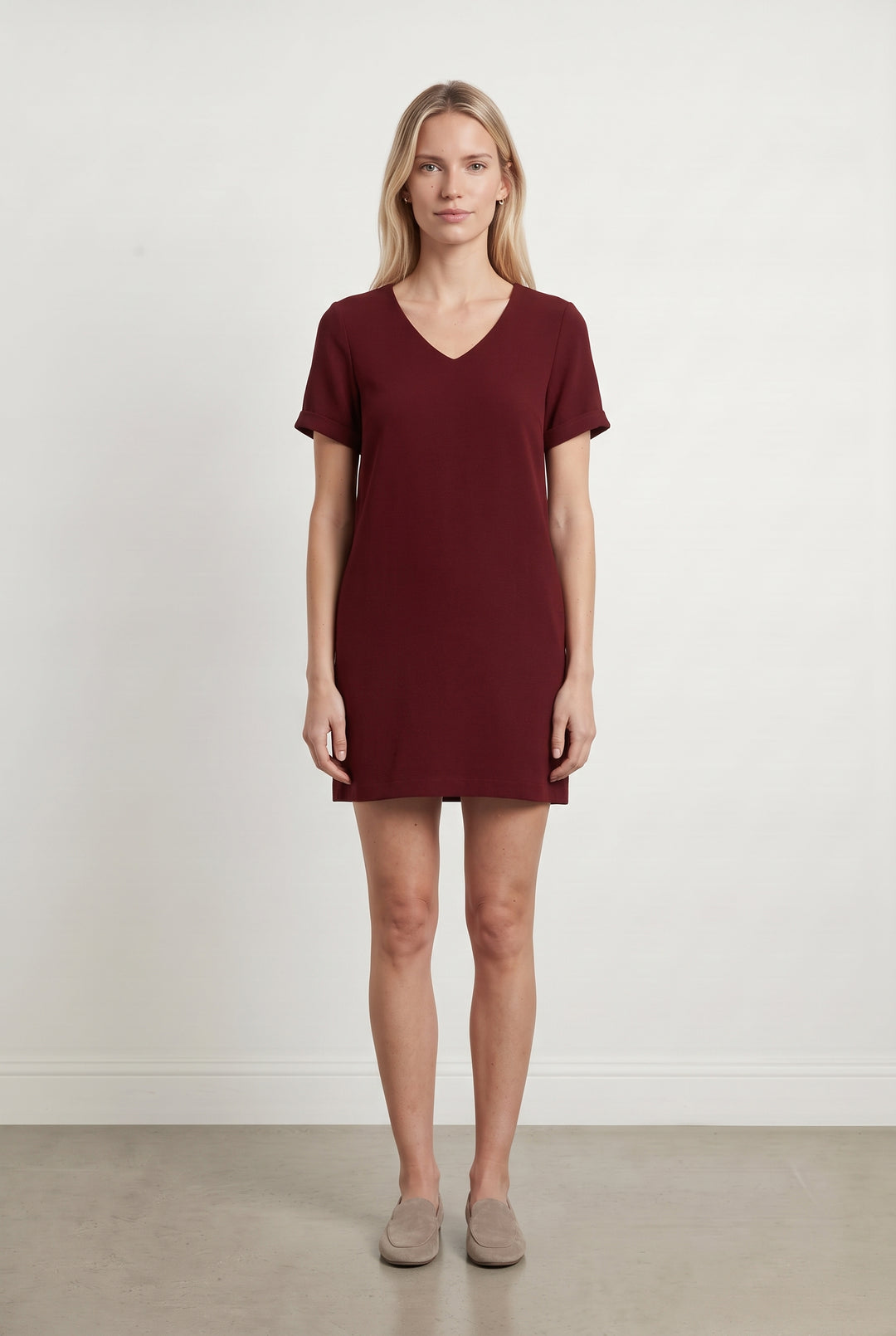 Robe Bordeaux - Taille M/38 de la marque La Fée Maraboutée | PARAD121821 - Vendu par Paradigme - Image 1