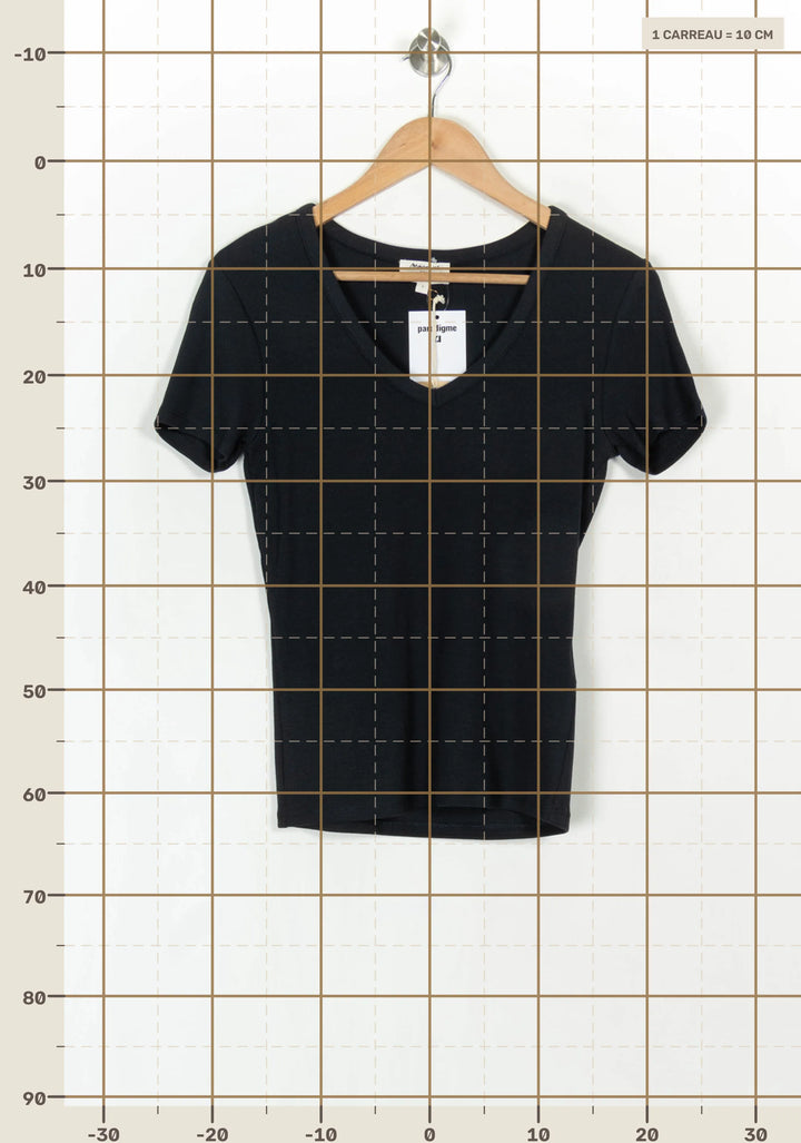 Tee-shirt Noir - Taille S/36 de la marque Maison 123 | PARAD121822 - Vendu par Paradigme - Image 4