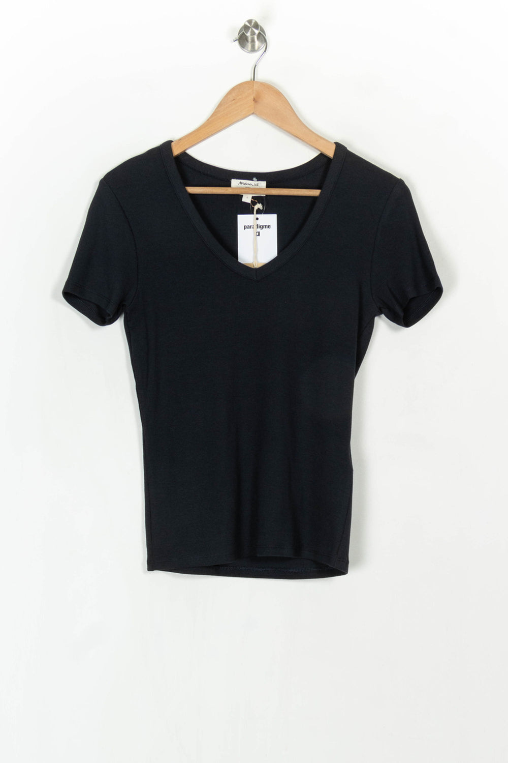Tee-shirt Noir - Taille S/36 de la marque Maison 123 | PARAD121822 - Vendu par Paradigme - Image 2
