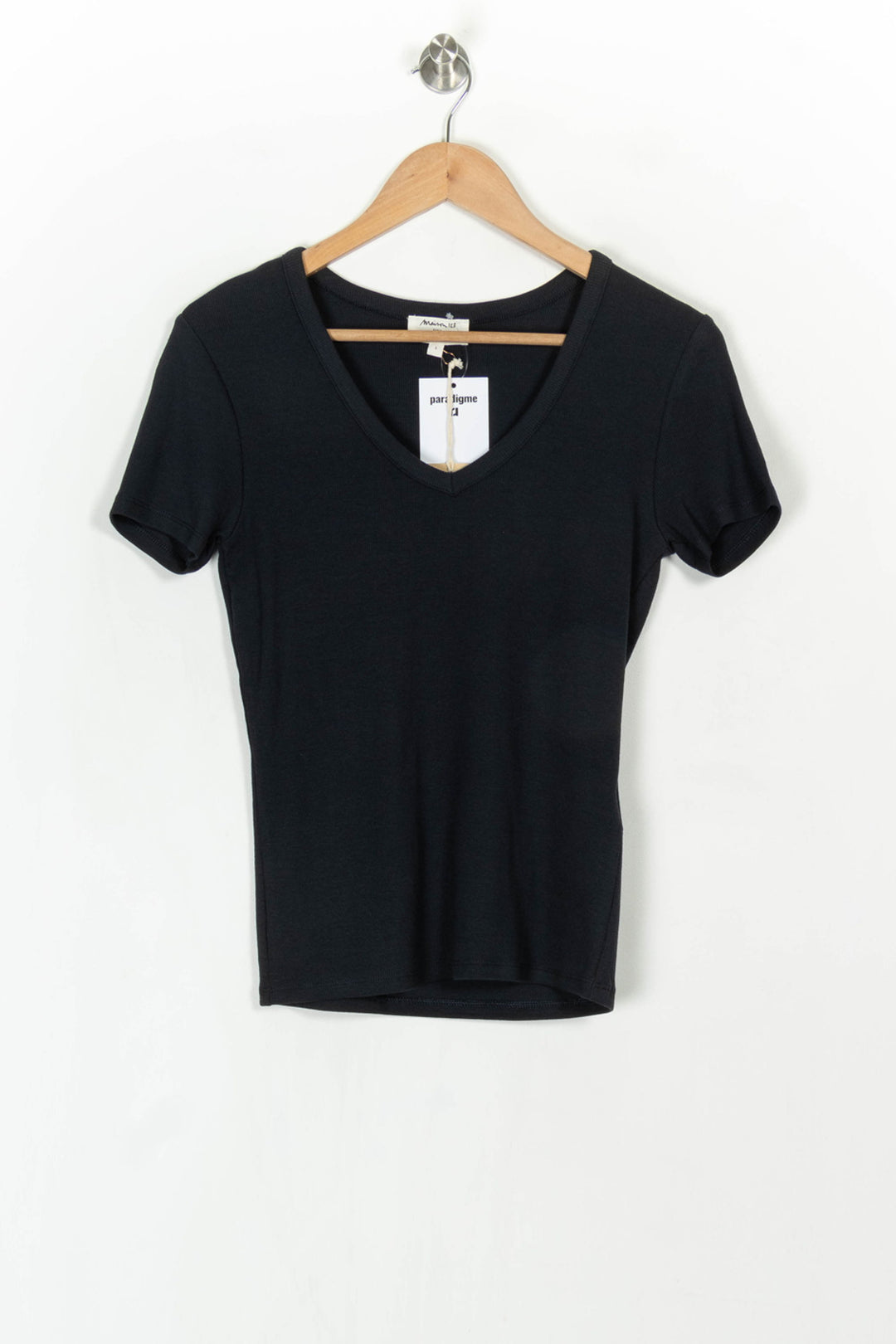 Tee-shirt Noir - Taille S/36 de la marque Maison 123 | PARAD121822 - Vendu par Paradigme - Image 2