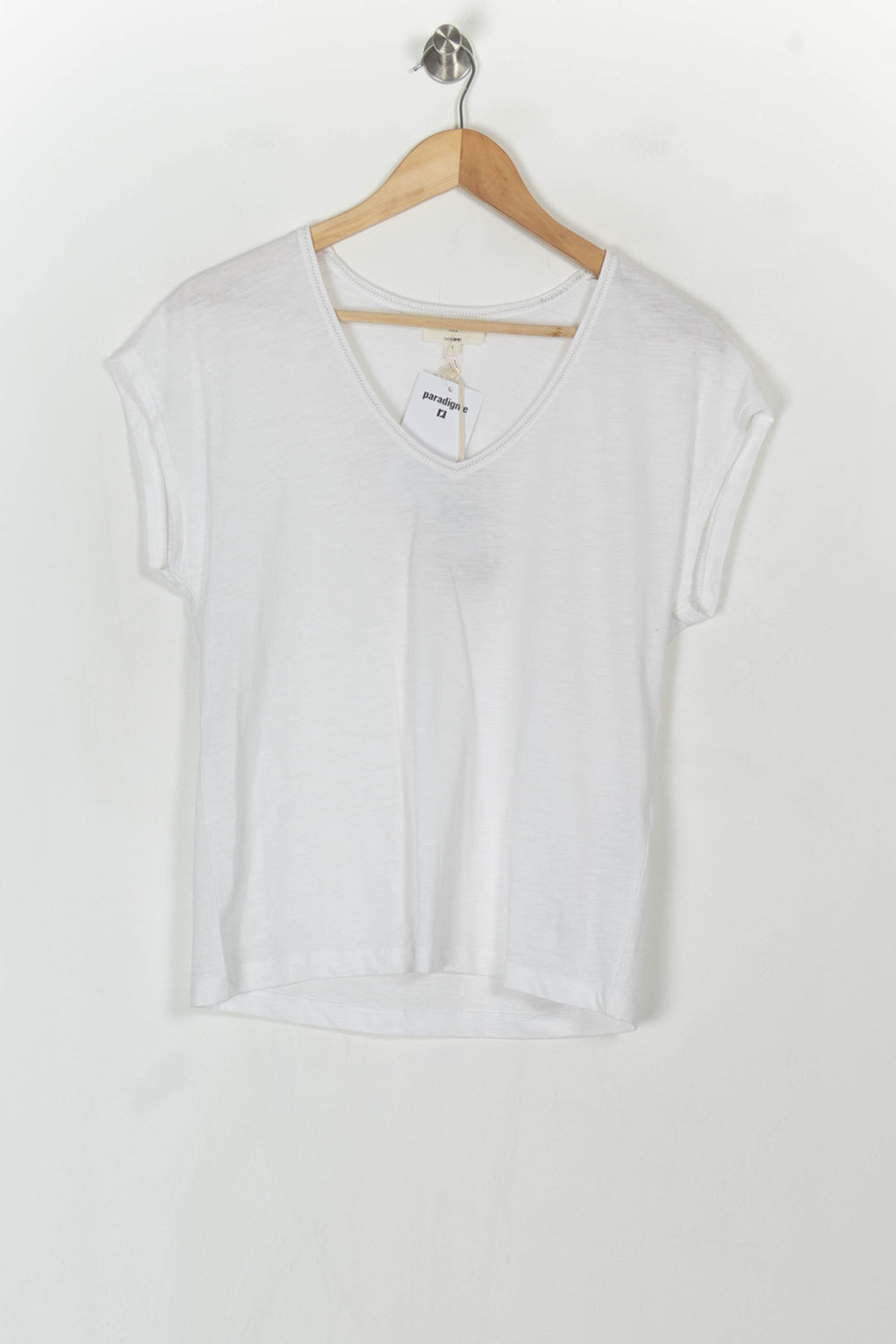 Tee-shirt Blanc - Taille S/36 de la marque Maison 123 | PARAD121823 - Vendu par Paradigme - Image 2