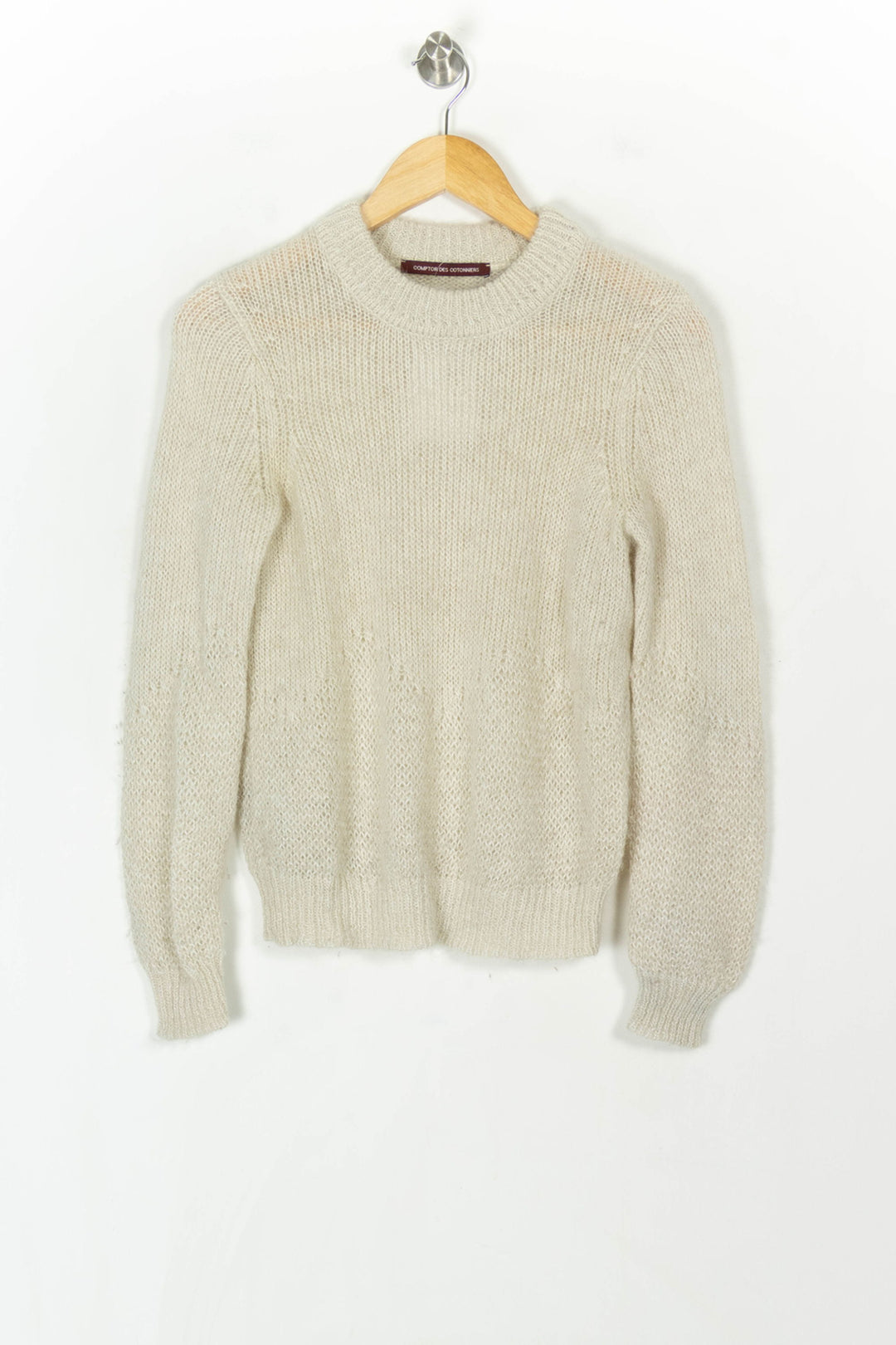 Pull Blanc - Taille XS/34 de la marque Comptoir des Cotonniers | PARAD121824 - Vendu par Paradigme - Image 2