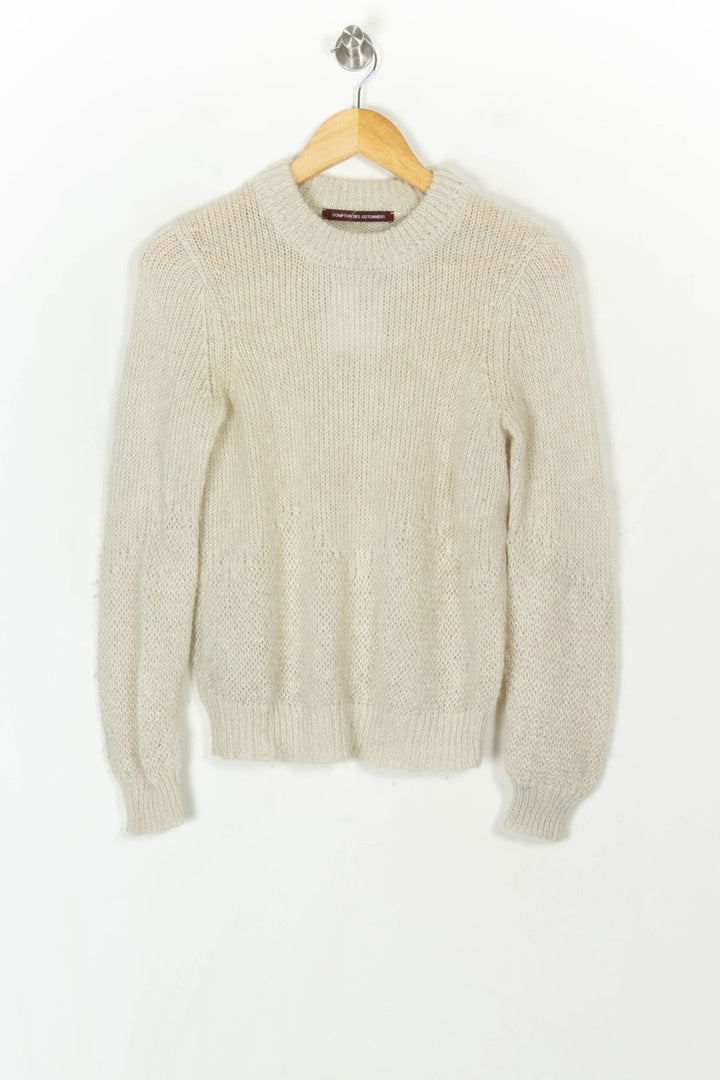 Pull Blanc - Taille XS/34 de la marque Comptoir des Cotonniers | PARAD121824 - Vendu par Paradigme - Image 2