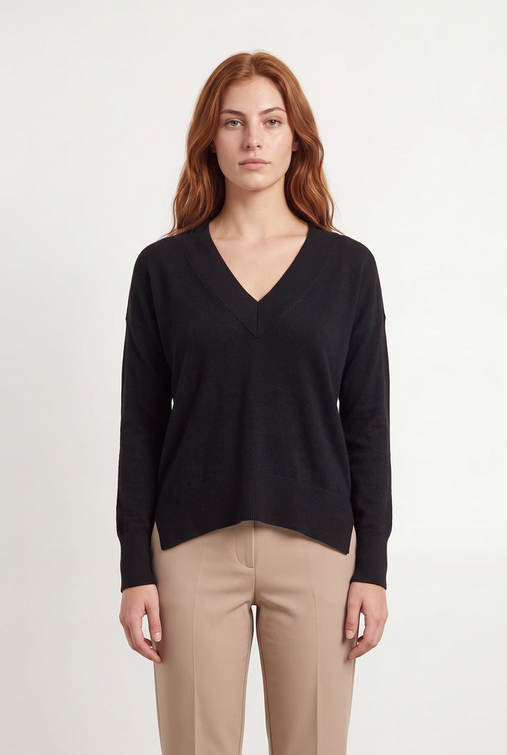 Pull Noir - Taille S/36 de la marque Comptoir des Cotonniers | PARAD121825 - Vendu par Paradigme - Image 1