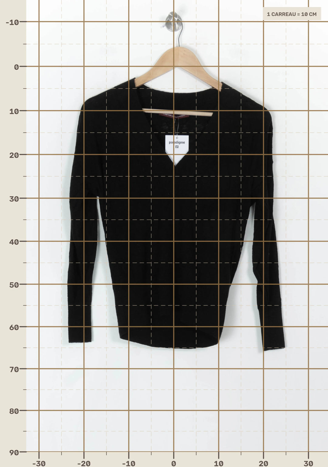 Pull Noir - Taille S/36 de la marque Comptoir des Cotonniers | PARAD121825 - Vendu par Paradigme - Image 4
