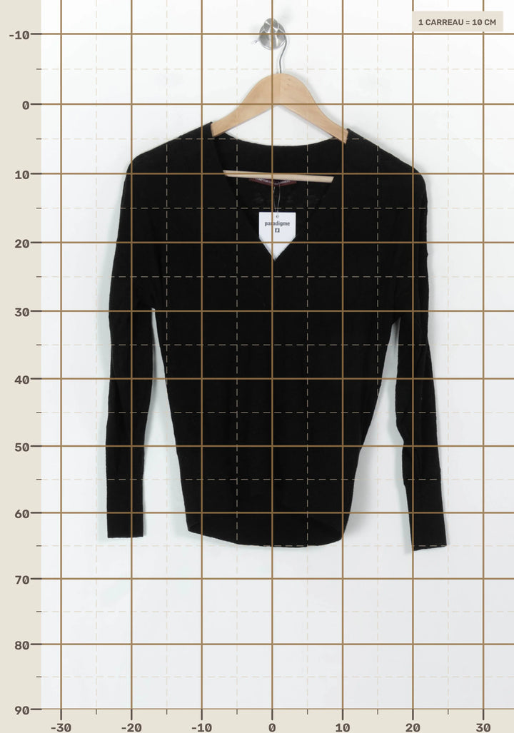 Pull Noir - Taille S/36 de la marque Comptoir des Cotonniers | PARAD121825 - Vendu par Paradigme - Image 4
