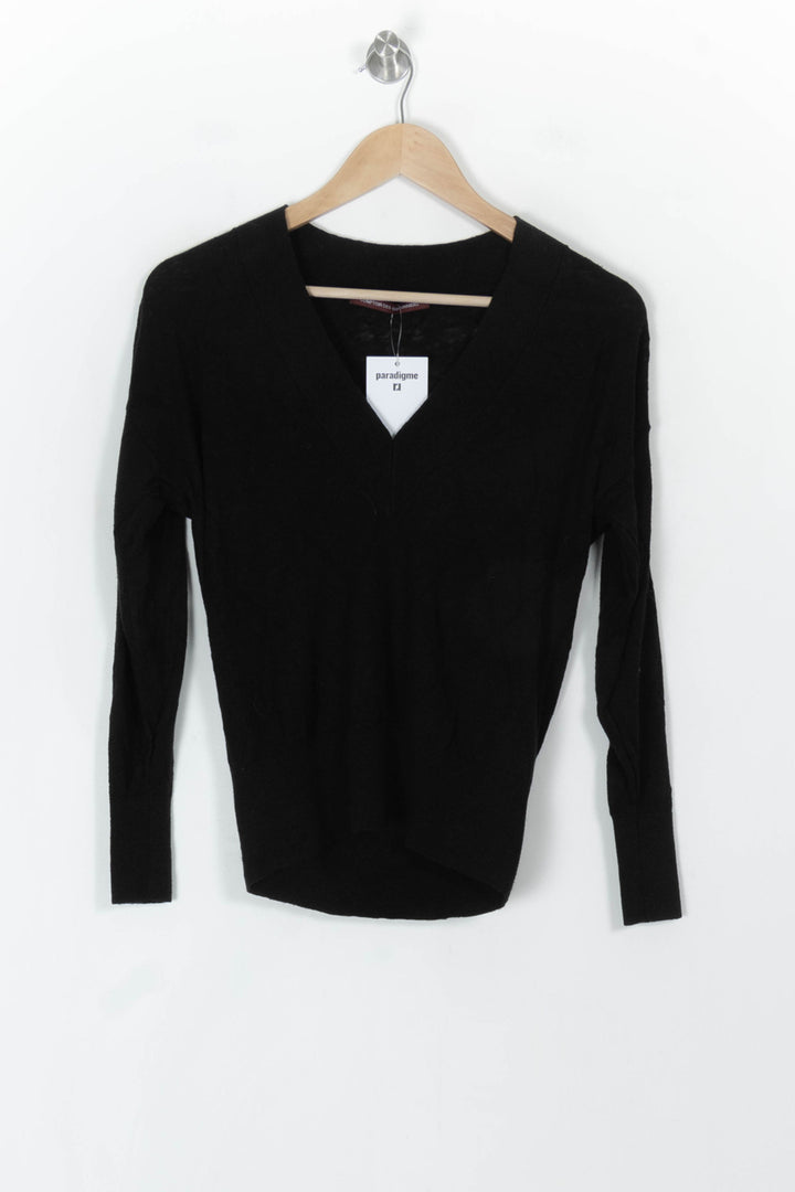 Pull Noir - Taille S/36 de la marque Comptoir des Cotonniers | PARAD121825 - Vendu par Paradigme - Image 2