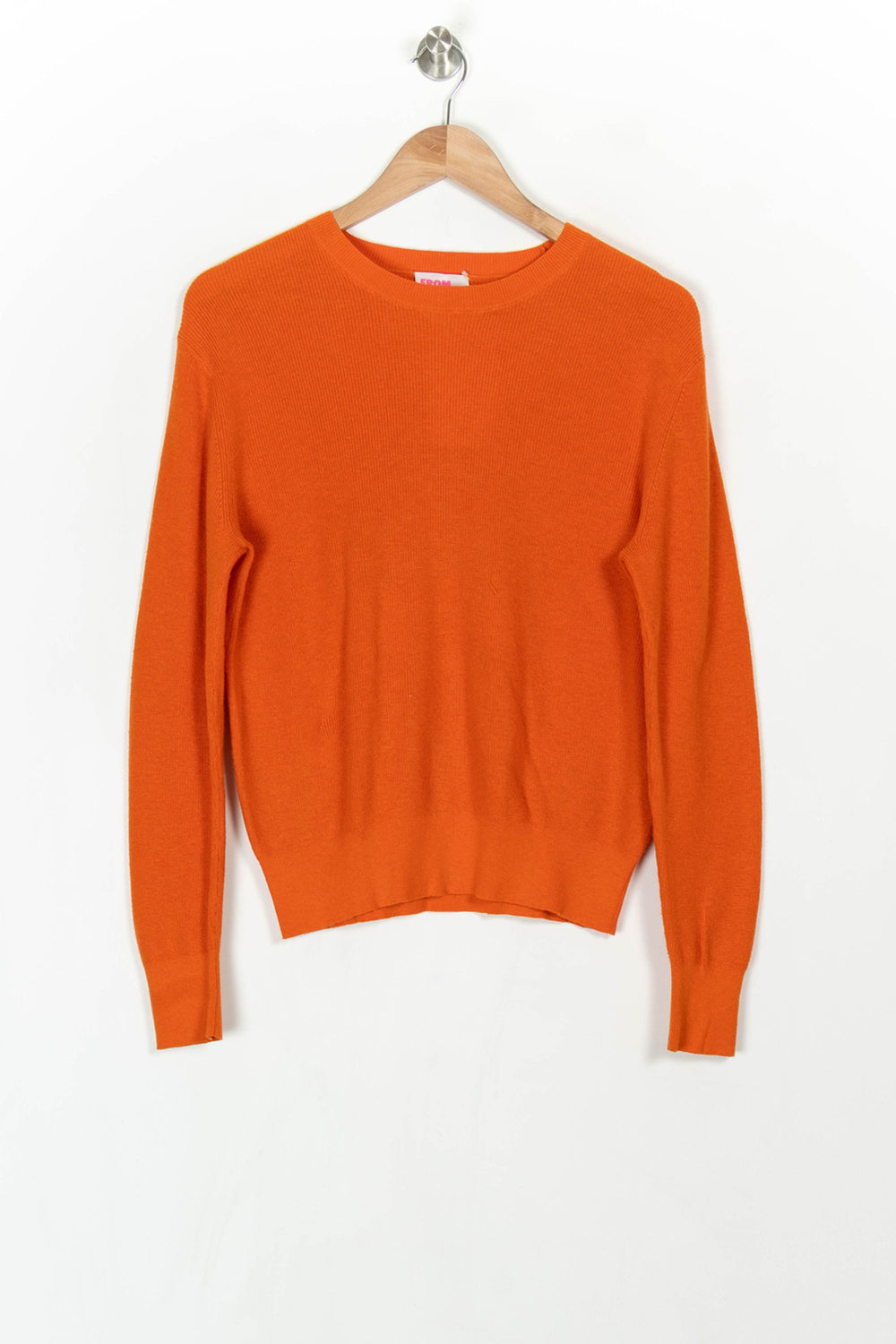 Pull Col Rond Orange - Taille S/36 de la marque From Future | PARAD121828 - Vendu par Paradigme - Image 2