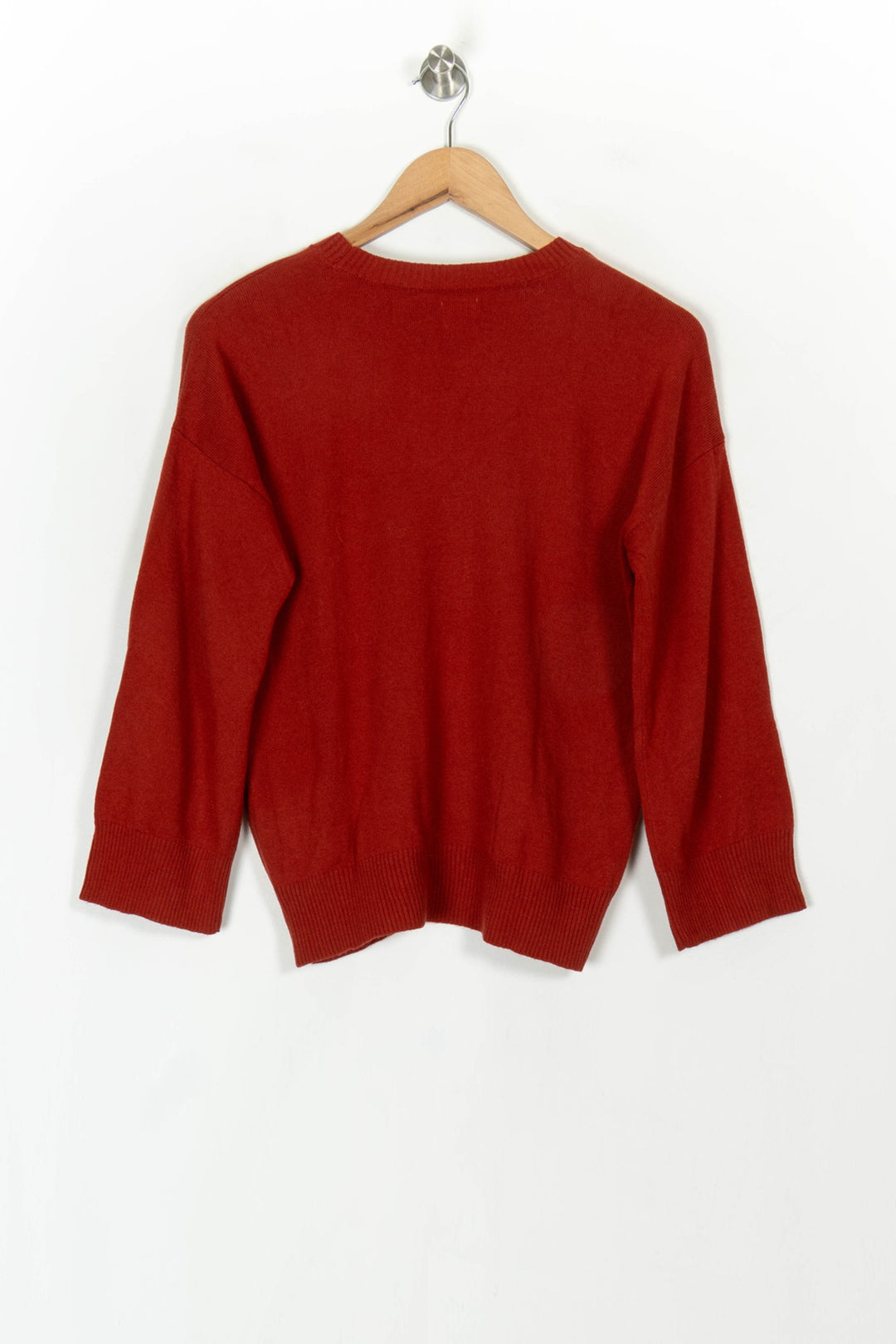 Pull Bordeaux - Taille XS/34 de la marque Des petits hauts | PARAD121830 - Vendu par Paradigme - Image 5