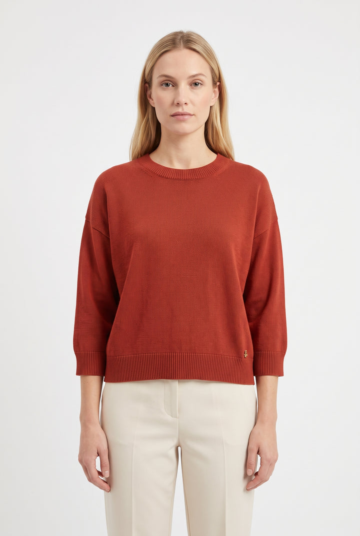 Pull Bordeaux - Taille XS/34 de la marque Des petits hauts | PARAD121830 - Vendu par Paradigme - Image 1