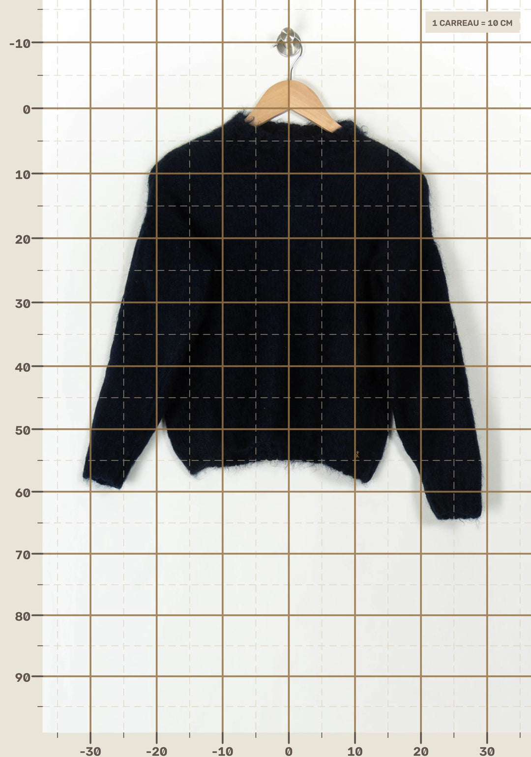 Pull Bleu - Taille S/36 de la marque Des petits hauts | PARAD121831 - Vendu par Paradigme - Image 4