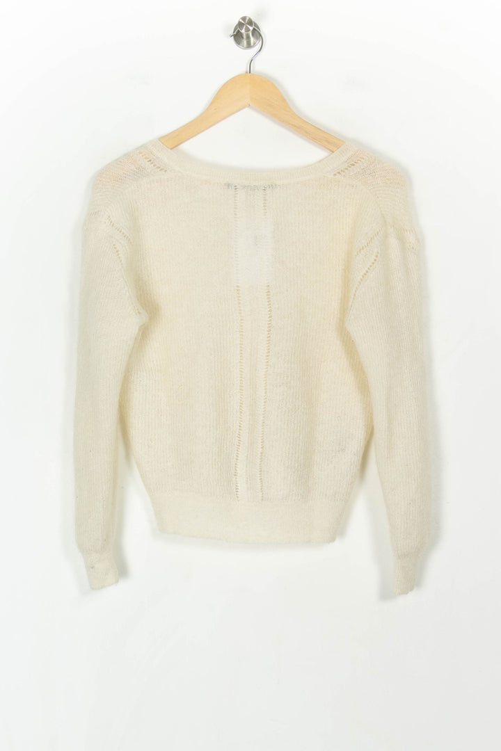 Pull Blanc - Taille XS/34 de la marque Comptoir des Cotonniers | PARAD121832 - Vendu par Paradigme - Image 5