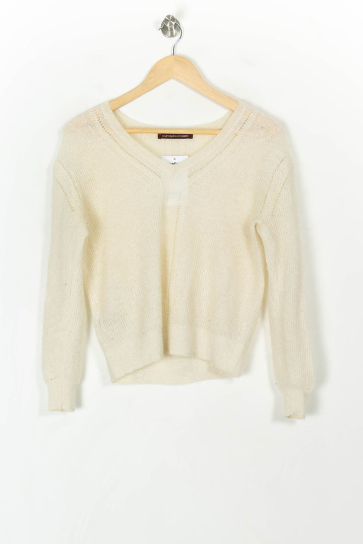 Pull Blanc - Taille XS/34 de la marque Comptoir des Cotonniers | PARAD121832 - Vendu par Paradigme - Image 2