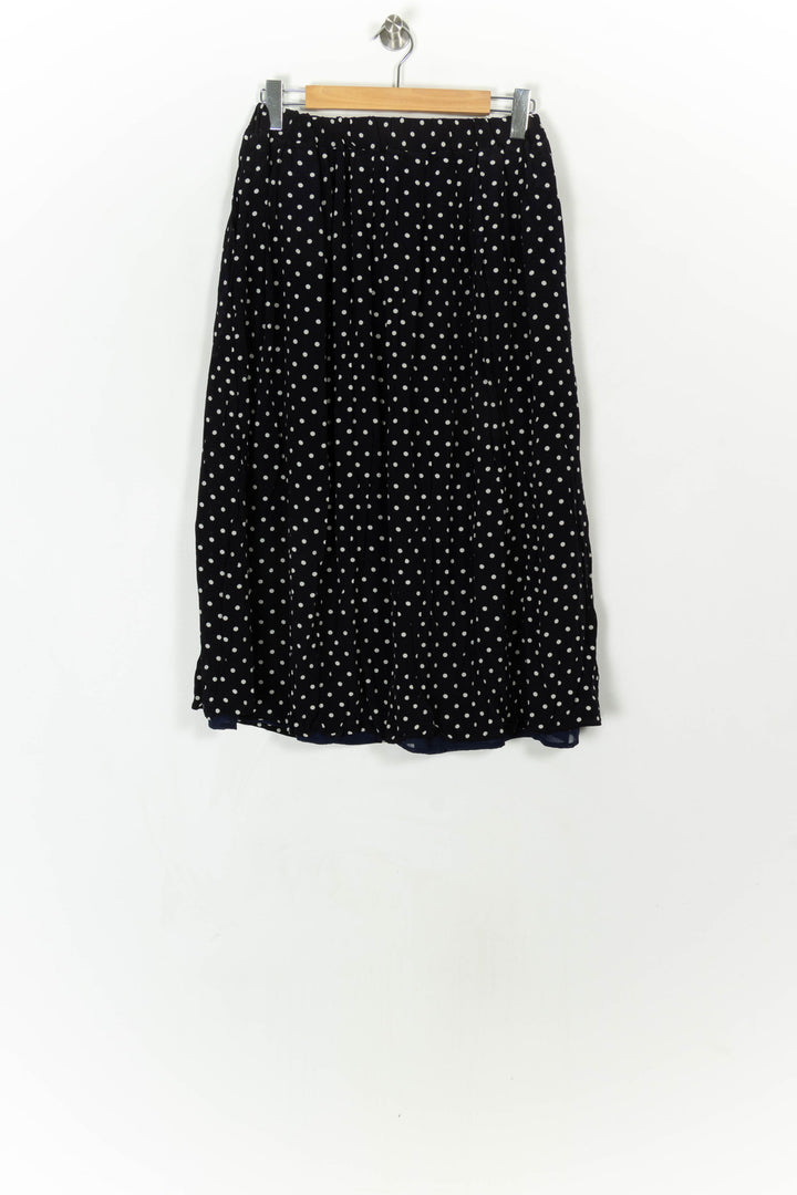 Jupe Midi Noire à Pois Blancs - Taille L/40 de la marque Gerard Darel | PARAD121833 - Vendu par Paradigme - Image 5