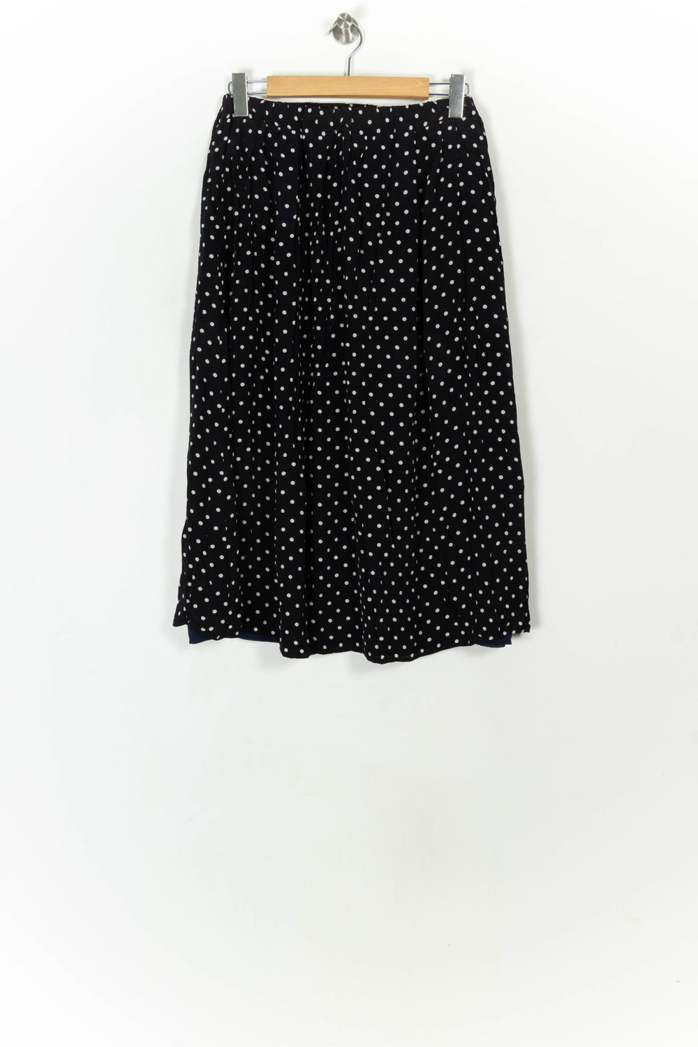 Jupe Midi Noire à Pois Blancs - Taille L/40 de la marque Gerard Darel | PARAD121833 - Vendu par Paradigme - Image 2