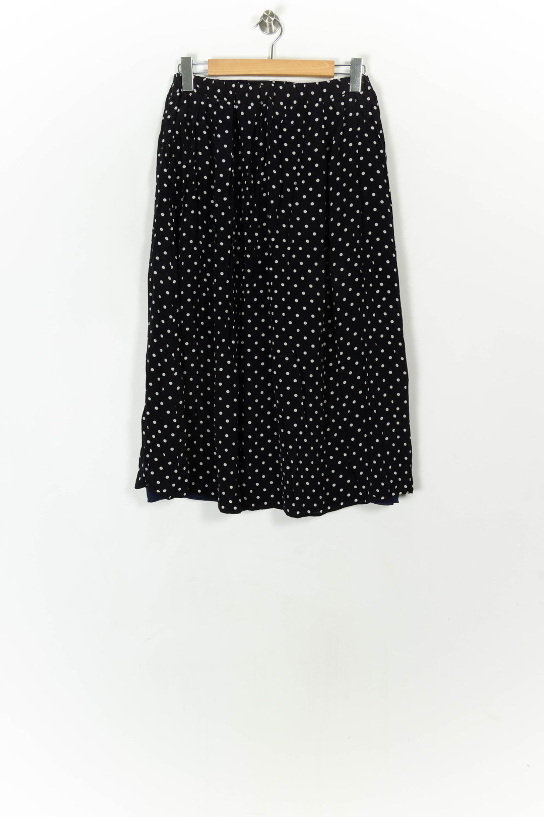 Jupe Midi Noire à Pois Blancs - Taille L/40 de la marque Gerard Darel | PARAD121833 - Vendu par Paradigme - Image 2