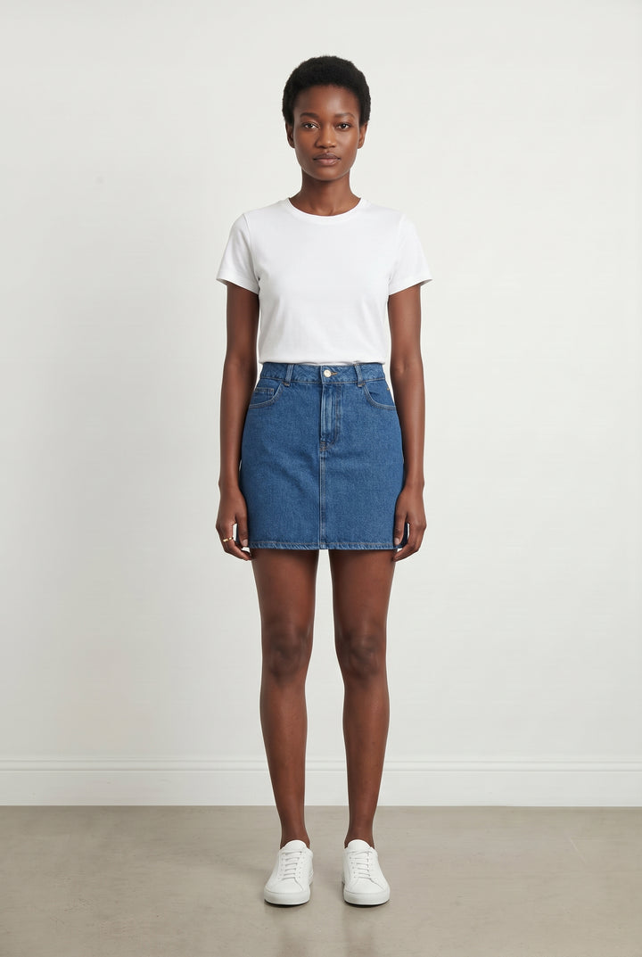 Jupe en Jean Bleue - Taille S/36 de la marque Des petits hauts | PARAD121835 - Vendu par Paradigme - Image 1
