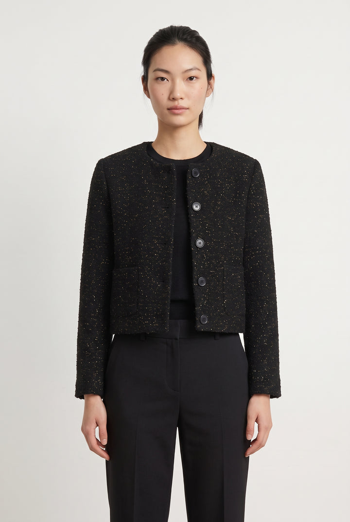 Veste Noire - Taille M/38 de la marque La Fée Maraboutée | PARAD121841 - Vendu par Paradigme - Image 1