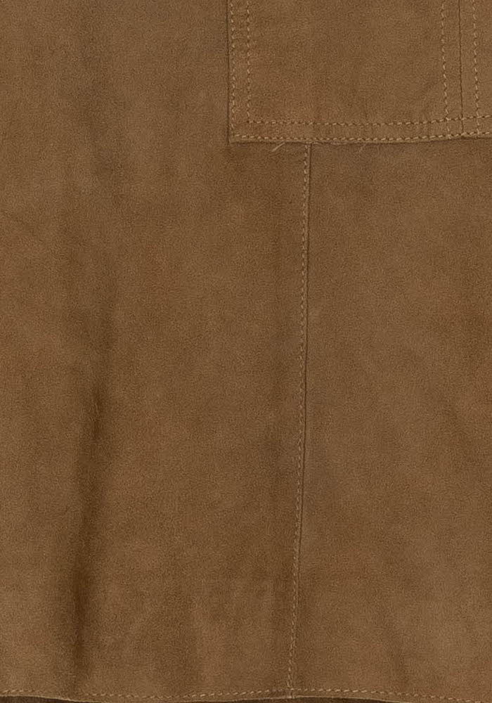 Jupe Droite Marron - Taille M/38 de la marque Caroll | PARAD121842 - Vendu par Paradigme - Image 3